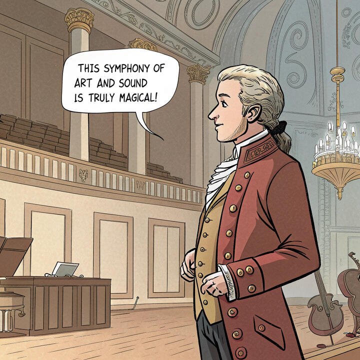 Mozart Comic