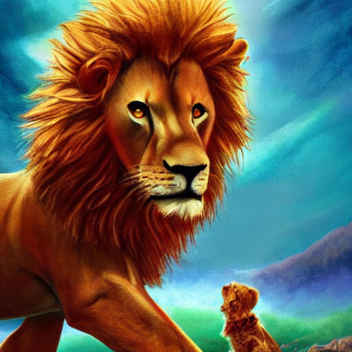 LEO THE LION SAW DAISY THE DOG AS A THREAT TO HIS REIGN AND WANTED HER GONE.