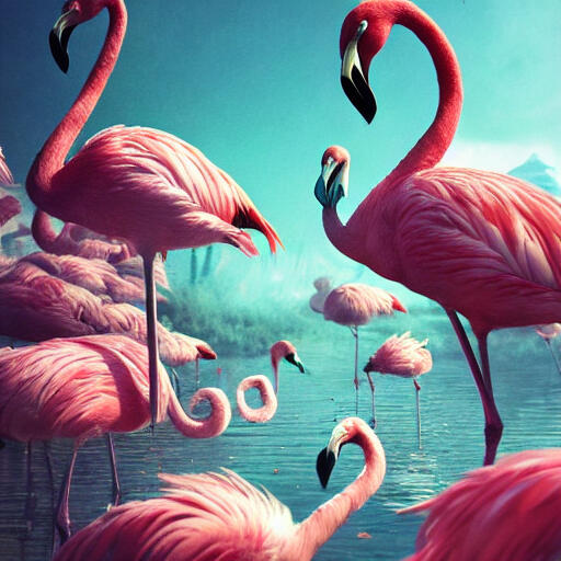 Mitsu thought that flamingos bring unity